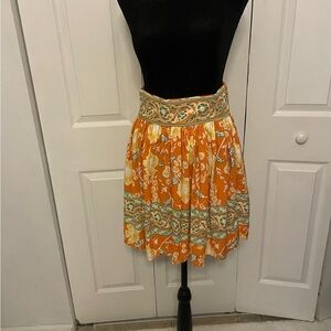 Cynthia Rowley Light & Flowy Floral Print Mini Skirt